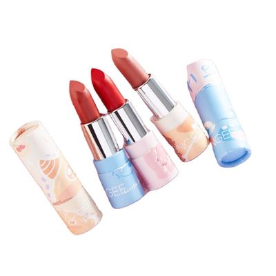 qualité  Twist Up Cosmetic Paperboard Lip Balm Tubes Reusable Biodegradable usine